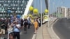 Protest al profesorilor în București, pe 8 septembrie 2025.