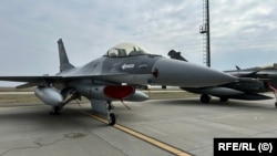 A U.S.-made F-16 fighter jet