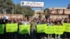 The strike comes after several weeks of protests, dubbed Protest Sundays, in front of government agencies in Shush.