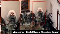Milan Radoićić tokom napada na Policiju Kosova na severu zemlje 24. septembra 2023. godine, prema navodima kosovskih vlasti