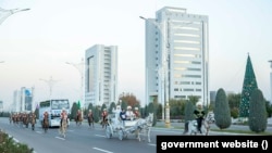 New Year's celebrations in Ashgabat in 2023