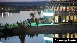 Gohar Park in Sirjan, where the men were flogged. (file photo)