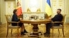 Претседателот на Украина Володимир Зеленски и претседателката на Молдавија Маја Санду, Киев 2023