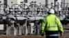 Pipes at the landfall facilities of the Nord Stream 1 gas pipeline are pictured in Lubmin, Germany.