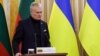 Lithuanian President Gitanas Nauseda said equally strict restrictions must be imposed on both countries in response to Moscow's ongoing war against Ukraine, but was overruled. (file photo)