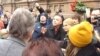 Юлия Тимошенко под зданием СБУ в Славянске Донецкой области, 18 марта 2019 года
