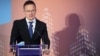 Hungarian Foreign Minister Peter Szijjarto: "This is not our war, so we want to and will stay out of it." (file photo)