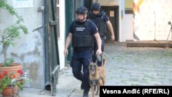 Students were evacuated and classes were canceled, the ministry said, but so far no explosive devices were found in any of the schools checked by police. (file photo)