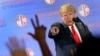 Президент США Дональд Трамп на прес-конференції після саміту з північнокорейським лідером Кім Чен Ином, 12 червня, 2018