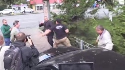 Altercation Near The Russian Embassy In Kyiv