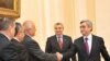 Հայաստան -- նախագահ Սերժ Սարգսյանը ընդունում է Լեռնային Ղարաբաղի ԱԺ պատվիրակությանը, Երեւան, 15-ը դեկտեմբերի, 2009թ.