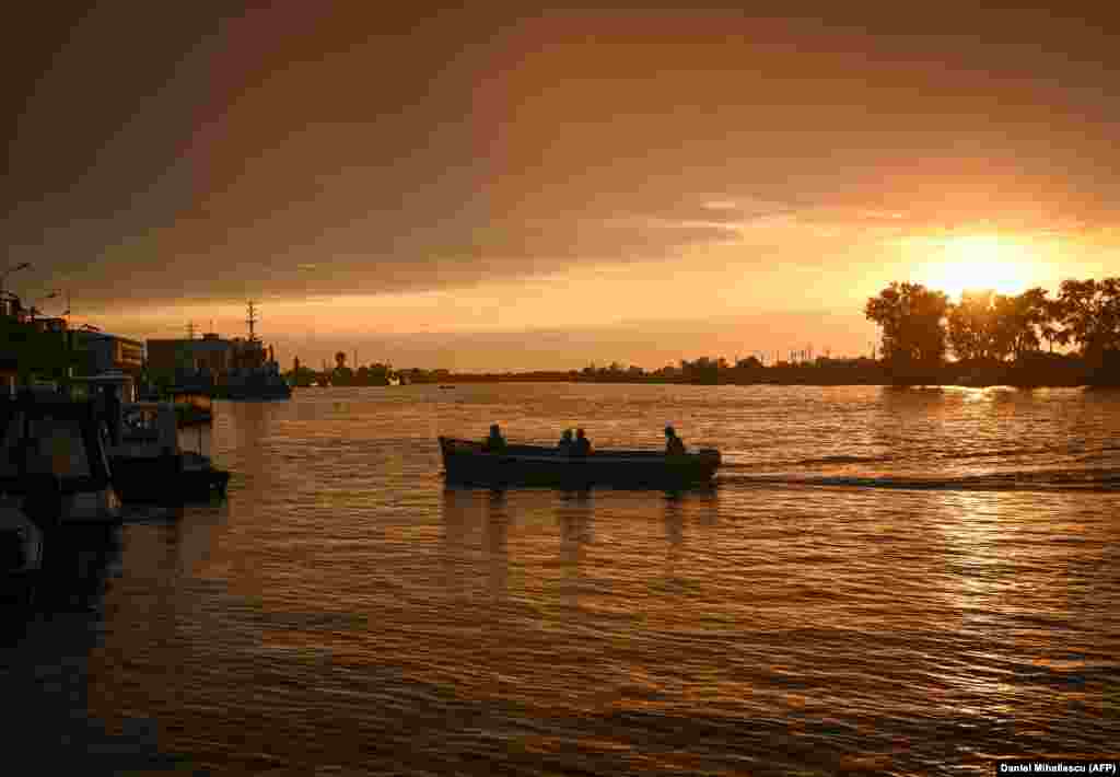 A small vessel on the Sulina Canal Despite massive efforts to get grain out of Ukraine and to market, Ukrainian Infrastructure Minister Oleksandr Kubrakov told the Financial Times that "all of our activity won't cover even 20 percent of what we could do through the Black Sea ports." 