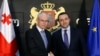 ევროკავშირის საბჭოს პრეზიდენტი ჰერმან ვან რუმპე (მარცხნივ) და საქართველოს პრემიერ-მინისტრი ირაკლი ღარიბაშვილი თბილისში შეხვედრისას.