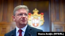 Комиссар ЕС по вопросам расширения и политике соседства Штефан Фюле.