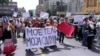 Протести против ограничување на правото за прекин на бременоста пред Собранието на 29 мај 2013 година.
