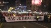 Marș tăcut la Belgrad