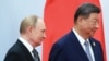 Președintele Rusiei, Vladimir Putin, alături de omologul său chinez, Xi Jinping, în timpul summitului OCS de la Tianjin. 1 septembrie 2025.