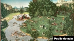  Scenă de vînătoare. Lucas Cranach cel Bătrîn