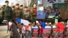 Colaj care arată militarizarea copiilor ucraineni răpiți de Rusia sau din teritoriile ocupate ilegal.