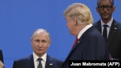 Владимир Путин и Дональд Трамп на саммите G20 в Буэнос-Айресе.