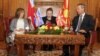 Средба на претседателот на Собранието Трајко Вељаноски со Баронесата Д`Суза, спикер на Горниот дом на Парламентот на Обединетото кралство на Велика Британија и Северна Ирска. 
