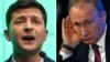 Президент Украины Владимир Зеленский (слева) и президент России Владимир Путин (комбинированное фото)