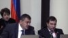 Ֆինանսների նախարար Վաչե Գաբրիելյան (ձախ)