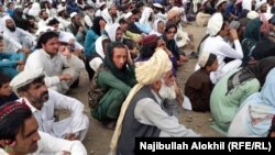 په خوست کې مېشت وزیرستاني کډوال.