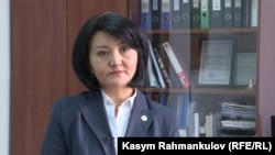 Официальный представитель НБКР Аида Карабаева.