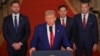 President Donald Trump addressed the nation from the White House after US strikes on nuclear targets in Iran on June 21, 2025.