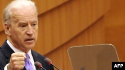 Vice-președintele american Joe Biden la sediul UE din Bruxelles