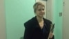University student Aleksandra Rastorguyeva on the campaign trail in Moscow's municipal elections