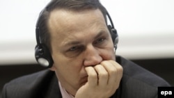 Ministrul de externe polonez Radoslaw Sikorski 