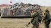 Боевики группировки «ДНР» на мероприятиях на Савур-Могиле, сентябрь 2018 года
