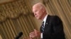 The protest was in response to Biden's comments on September 11 at a firehouse in Shanksville, Pennsylvania.