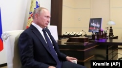 Russian President Vladimir Putin made his remarks in an interview with a Russian state TV channel. 
