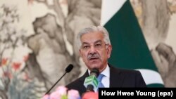 د پاکستان بهرنیو چارو وزیر خواجه محمد اصف