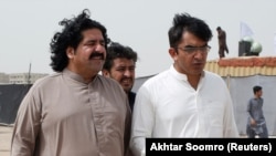 د پښتون ژغورنې ِورځنګ مخکښان علي وزیر او محسن داوړ