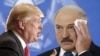 Donald Trump și Aleksander Lukașenko.