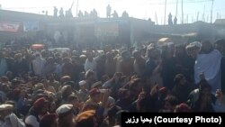 The protesters who gathered in Mirali town in North Waziristan on December 14 demanded an investigation into the killing of a man during a search operation.