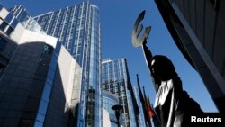 Бельгия- Здание Европарламента в Брюсселе