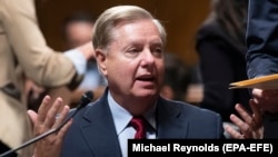 Senator Lindsey Graham: “This strong vote indicates an overwhelming desire by the Senate as a whole to push back against Russian interference in our election and Putin’s misadventures throughout the world." (file photo)