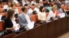 Комисиска расправа во Собранието за законите за медиуми.