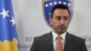 Kryetari i Kuvendit të Kosovës, Dimal Basha, gjatë një konference për media më 1 shtator 2025. 