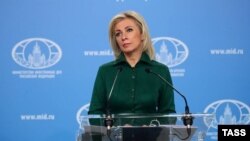 Russian Foreign Ministry spokeswoman Maria Zakharova (file photo)