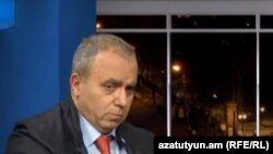 ԱԺ պատգամավոր Հրանտ Բագրատյանը «Ազատության» ստուդիայում, արխիվ: