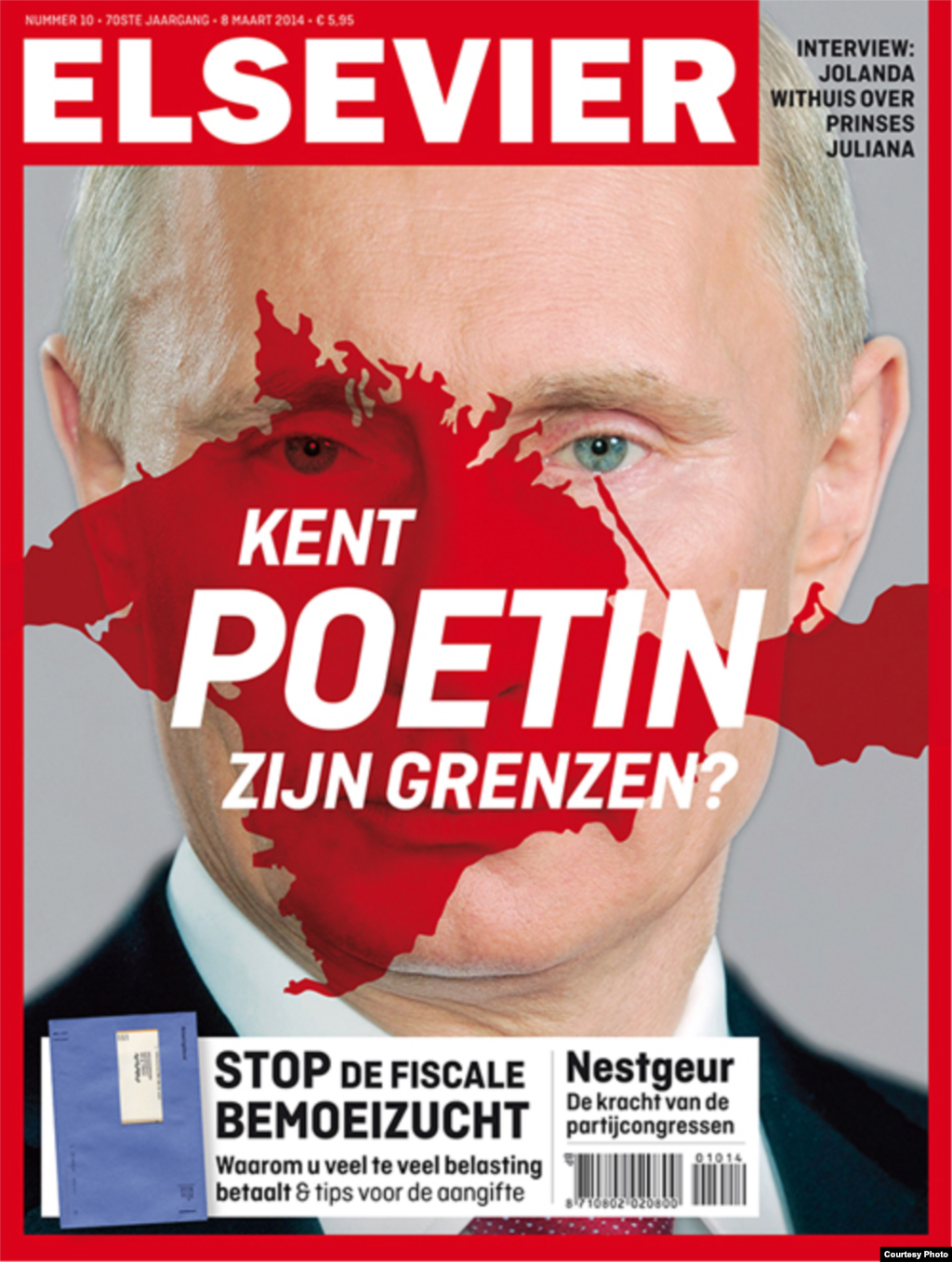 Нідэрляндзкі штотыднёвік Elsevier: «Ці ведае Пуцін аб межах (мяжы)?»