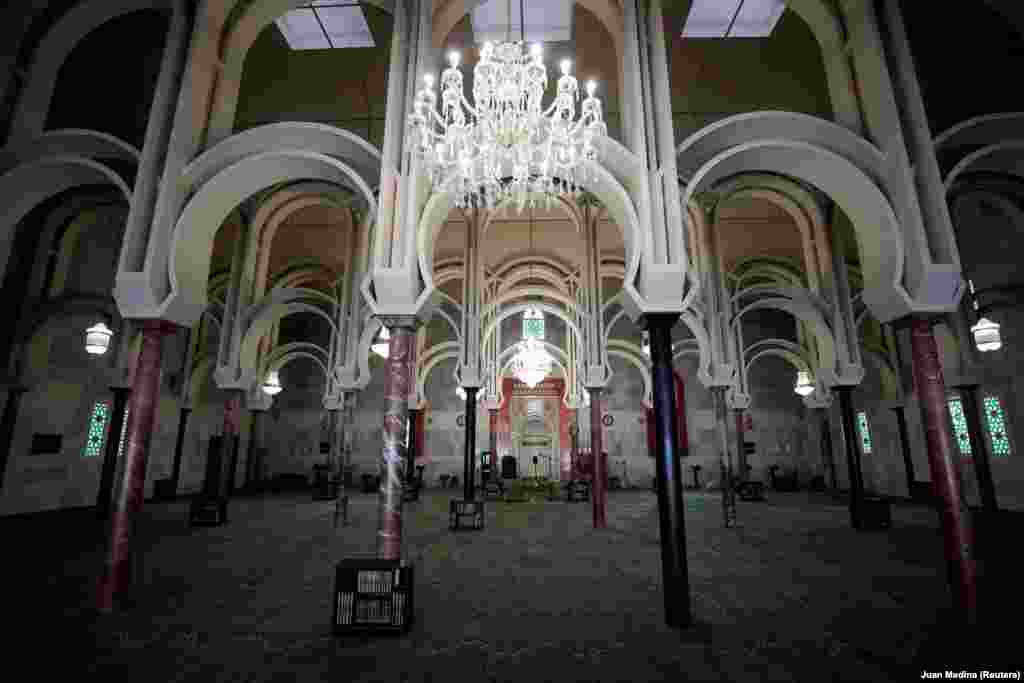 Madrid's main mosque was empty on the eve of Ramadan on April 23 amid Spain's coronavirus lockdown.