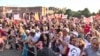 Pashinian Supporters Rally In Yerevan On 100th Day In Office