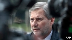 EU Enlargement Commissioner Johannes Hahn